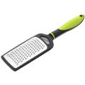 Lemon Zester & Cheese Grater - Cheese, Lemon, Ginger, Garlic, Vegetables, Fruits - Stainless Steel Protective Cover, Dishwasher Safe -27" cm Flat (Green).