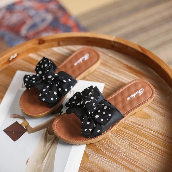 Sandals%20women's%202021%20summer%20wear%20bow%20bow%20versatile%20non-slip%20flat%20sole%20wettable%20word%20Internet%20celebrity%20beach%20shoes%20women%20-%20Image%206
