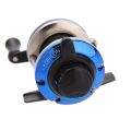 Mini 3.6:1 Right Left Hand Interchangeable Bait Castiing Fishing Reel Fishing Gear for Ice Fishing with Fishing Line 70m.