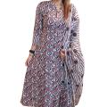 Unstitched Skin Print Cotton Three Piece For Woman.