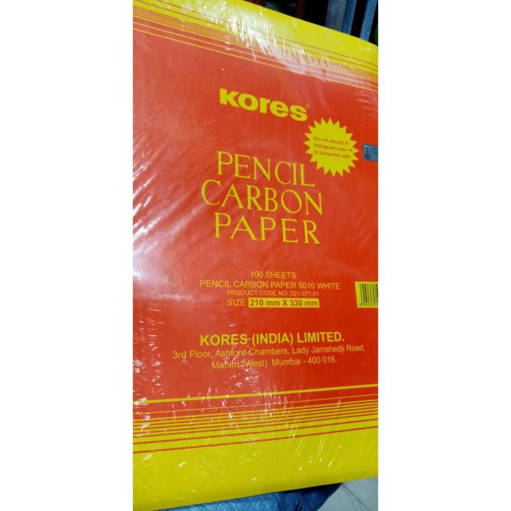 Carbon Paper white 100 pieces