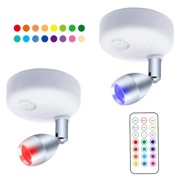 GC%20Led%20Wireless%20Spotlight%2013-color%203%20Dimming%20Modes%20Adjustable%20Angle%20Remote%20Control%20Rgb%20Spot%20Lamp%20With%20Timing%20Function%20-%20Image%202