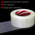 Striped Fiber Tape Lithium Battery Pack Insulation Wrap Fiberglass Tape Transparent Single Side Adhesive Seal Packaging Fixed. 