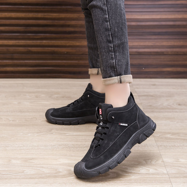 Snow%20boots%20men's%20new%20winter%20cotton%20boots%20warm%20fashion%20velvet%20thickened%20Northeast%20cotton%20boots%20texture%20men's%20shoes%20-%20Image%204