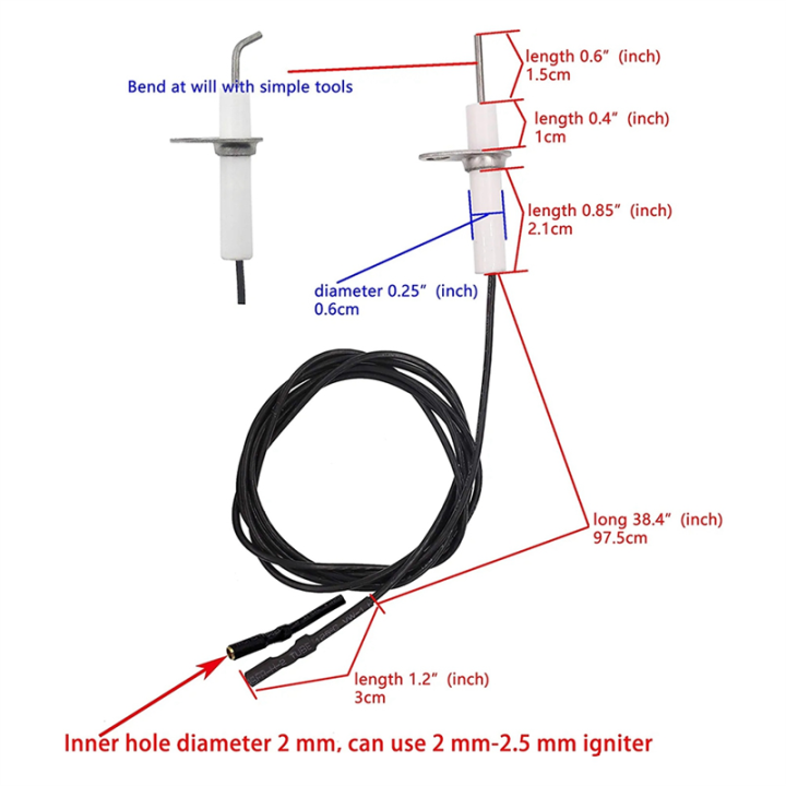 2Pcs%20Ignitor%20Wire%20&%20Ceramic%20Electrode%20Assembly%2038Inch%20Ignition%20Electrode%20Can%20DIY%20Bending%20for%20Gas%20Ceramic%20Plug%20Ignition%20-%20Image%202
