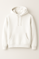 Solid off white Color Casual Hoodie 320 GSM Fully Cotton Fabrics Suitable for Man Women Girls Ladies Hoodie by Tajkiya Fashion.