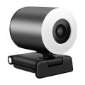 GUCEE HD88-2KAF Webcam, 28 LED Auto Focus HD 1080P 10x Digital Zoom for PC Streaming Conference - Black, EU Plug. 