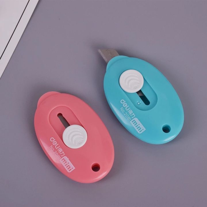 1 Pcs Mini  Safety Cutter Anti-Cutter Cute Clouds Round Carrot Cutter Student Stationery Box Opener Tools