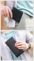 Casual Korean Style PU Leather Men Wallet with Coin Pocket - Imported Fashion Accessory.