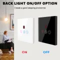 Wifi Smart Fan Light Switch with Speed Control Glass Panel Can Control Remotely Work for Tuya Alexa Google Home Smart Life. 