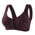 Pregnant Women Breastfeeding Bra Without Steel Ring Flower Print Maternity Underwear Front Button Bra Postpartum Underwear mummy Bra.