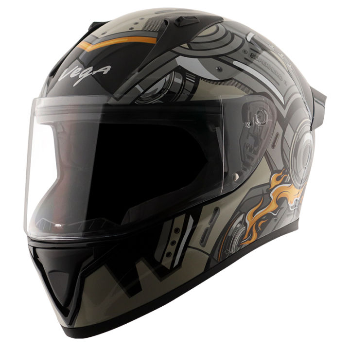 VEGA BOLT SUPERHERO DOT AND ISI DUAL CERTIFIED SUPER COOL HELMET