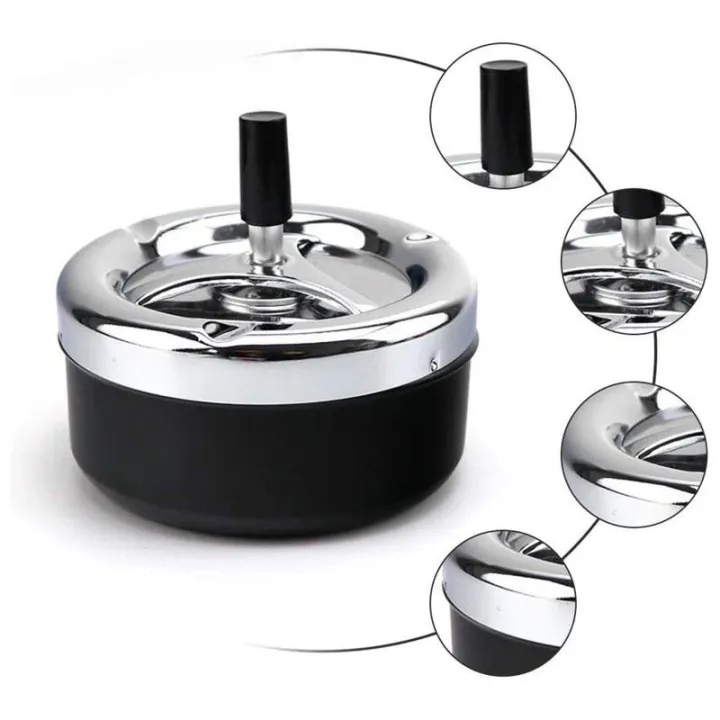 1pcs%20Stylish%20Metal%20Windproof%20Press%20Rotating%20Lid%20Home%20Office%20el%20Flame%20Retardant%20Ashtray%20For%20%20Cylinder%20r%20Gift%20-%20Image%205