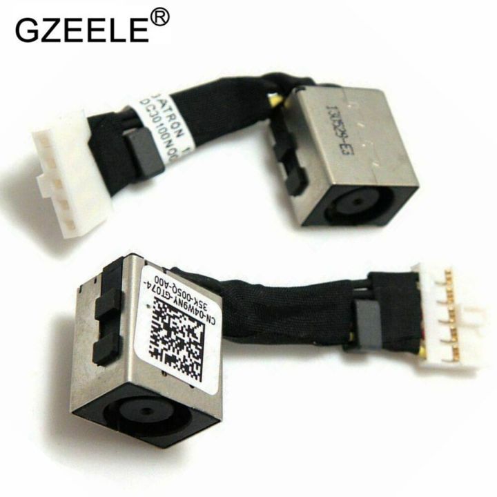 【The road to happiness Store】GZEELE Laptop DC Power Jack w/ Cable Laptop Dell Latitude E7240 E7250 04W9NY 4W9NY DC30100NO00 DC-IN Jack