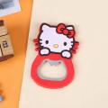 Hello Kitty My Melody Stitch Animation Cartoon Silicone Bottle Opener Creative Kawaii Cute Refrigerator Magnet Wholesale.