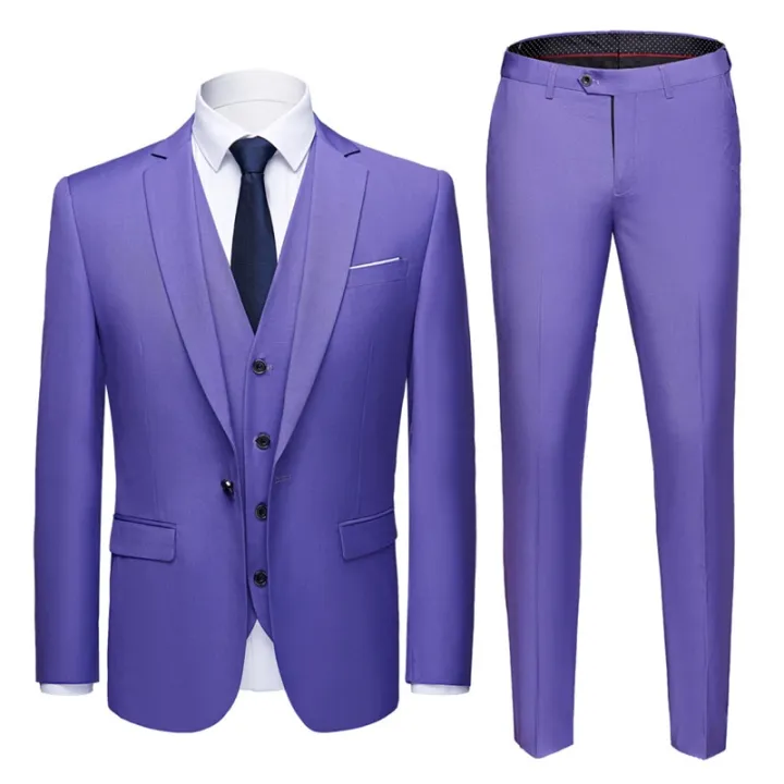 men's%20fashion%203%20piece%20wedding%20suit%20fashion%20men's%20slim%20solid%20color%20business%20office%20suit%20sets%20large%20size%20men%20Blazer+pants+vest%20-%20Image%206