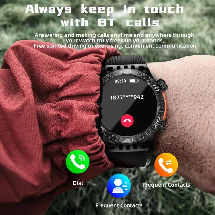 LOKMAT%20ZEUS%206%20PRO%20smartwatch%20Bluetooth%20call%20flashlight%20waterproof%20smartwatch%201.46%20"screen%20compass%20sports%20and%20fitness%20tracker%20-%20Image%208