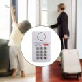 Loud Wireless Door Alarm Security Pin Panic Keypad for Home Office Garage Shed. 