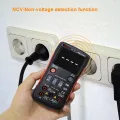 BSIDE Digital Multimeter True-RMS Touch-tone Handheld Multi Meter AC DC Voltmeter 9999 Counts with Analog Bar Graph and LCD Backlit NCV Temperature Test AC/DC Voltage Ammeter Current Ohm Resistance Capacitance Frequency Duty Cycle Diode Continuity Tester. 