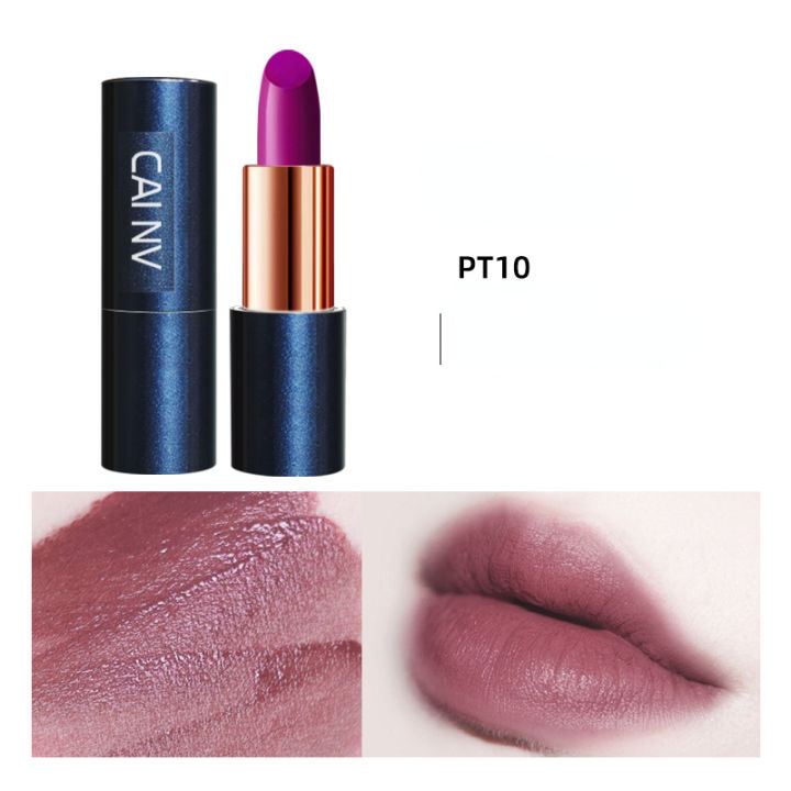 Rose%20Red%20Lipstick%20Barbie%20Powder%20Plum%20Color%20Gray%20Pink%20Grape%20Purple%20Dragon%20Fruit%20Color%20Light%20Pink%20Lipstick%20Makeup%20Cosmetic%20-%20Image%205