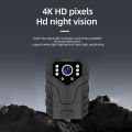 1080P HD Body Camera 2 Inch IPS Touch Screen Night Vision Law Enforcement Recorder Security Guard Mini Camcorders with Back Clip.