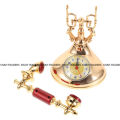 Retro Telephone Model Alarm Clock Creative Timekeeper Desktop Destop Rena'i for baby house bedside table decoration. 