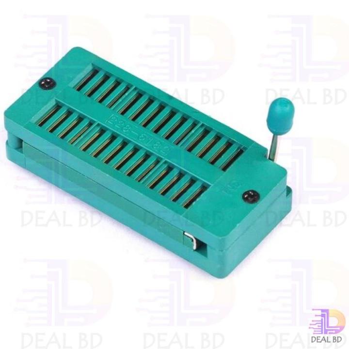 Narrow Universal ZIF Socket 28Pin DIP 28 Pins 2.54mm Pitch IC Chip ZIF ...