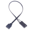 25cm RGB Cable 3-Pin 5V Adapter Connector for Corsair SP/HD/LL/ML/QL RGB To Standard ARGB Eatop.