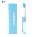 【Hey my home】Business Folding Toothbrush Soft Bristles Hotel Personal Hygiene Teeth Cleaning Tool. 