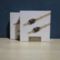 DD ddHiFi BC44Gold 4.4mm Balanced Audio Cable Symmetrical Double-Strand Shielded, Floating Shield, Single Crystal Silver 10cm/15.