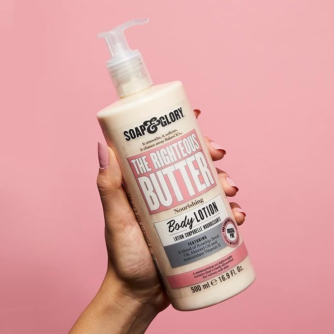 Soap & Glory Original Pink The Righteous Butter Moisturizing Body Lotion Pump -