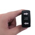 Turn Signal Rocker Switch LED for RV Vehicle 4Pin Universal Switch. 