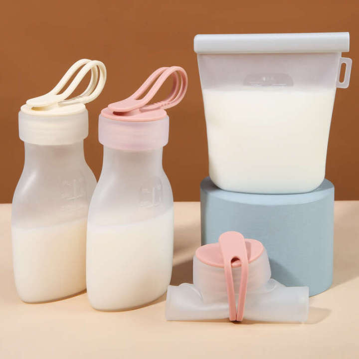 Silicone breast fresh-keeping portable and reusable, milk bag, frozen storage bag set