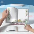 2in1 Book Stand Pencil Box Multi Angle Standing Book Holder Tray Table Office. 