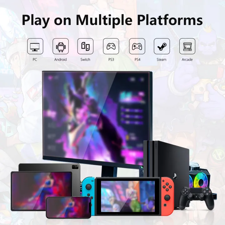 Haute42%20Joystick%20Hitbox%20Keyboard%20Arcade%20Stick%20Controller%20For%20PS4/PS5/Switch%20Arcade%20Hitbox%20Leverless%20Controller%20Fight%20Sticks%20PC%20-%20Image%202