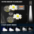 Rechargeable Pocket Flashlight LED 13 Light Modes 1000 High Lumen IPX4 Mini Flashlight.