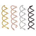 5pcs Styling Accessories Hair Fairy Spiral Hair Clip Bridal Headwear Twist Barrette Screw Bobby Pin Hair Braider Spin Hairpin Ornaments Women. 