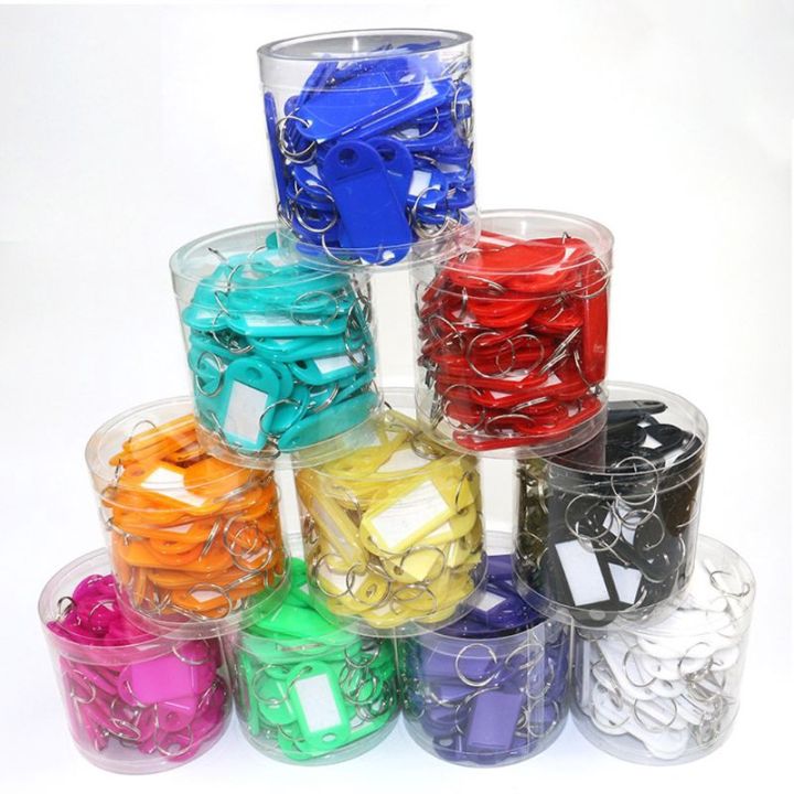 50pcs%20Key%20ID%20Tag%20Baggage%20Luggage%20Name%20Label%20Card%20with%20Split%20Ring%20Keyring%20-%20Image%203