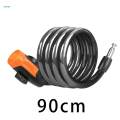 Bike Lock Cable with Key Heavy Duty Bikes Accessories for Doors Gate 0.9m. 