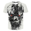 Movie Terminator Series T800 Dark Fate 3D Printed T-shirt Comic Character T-shirt Summer Harajuku Style T-shirt Men's Casual Top. 