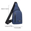 Chest Bag New Men Simple Nylon Fashion Waterproof One Shoulder Crossbody Bag Casual Sports Men Outdoor Trend Bag.