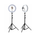10inch Ring Light Tripod Stand Studio Set for YouTube/Facebook Live Video/Tiktok Video - 7 Feet Long 200 Cm. 