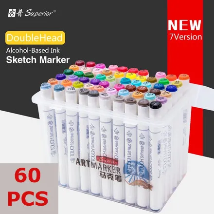 60ps%20Superior%20Touch%20Soft%20Head%20art%20sketch%20double%20headed%20Art%20marker%20Premium%20Quality%20-%20Image%202