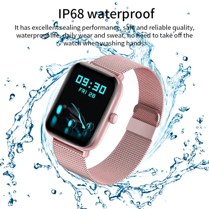 LIGE%20Smart%20Watch%20Women%20Bluetooth%20Call%20Smartwatch%20for%20Android%20HUAWEI%20Xiaomi%20Phone%20and%20iOS%20Apple%20iPhone%20Ladies%20Smart%20Bracelet%20Pink%20-%20Image%202