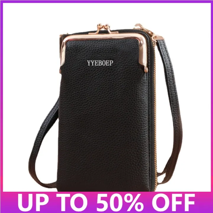 Bags%20for%20Women%20Ladies%20Soft%20Leather%20Cell%20Phone%20Bag%20Female%20Large%20Capacity%20Zipper%20Handbag%20Ladies%20Single%20Shoulder%20Purse%20-%20Image%203