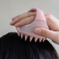 【Daily Necessities For Anyone Store】Wheat Straw Silicone Hair Brush Brush Scalp Massager Comb Massage Scrubber. 