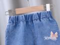 Summer Kids Short Denim Shorts for Girls Fashion Girl Short Princess Jeans Children Pants Girls Shorts Flower Girls Clothing. 