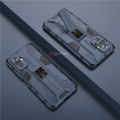 Pluscase for Xiaomi Redmi Note 10 pro 4g kickstand phone case lens protector hard impact-resistant cover.