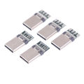 5/10Pcs USB 3.1 Type C Male DIY Solder Cable Plug Connector Socket PC Board. 