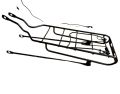 Bike Rack, Bicycle Carrier Rack, Shelf Bicycle Rear Cargo Rack Bicycle Luggage Rack.